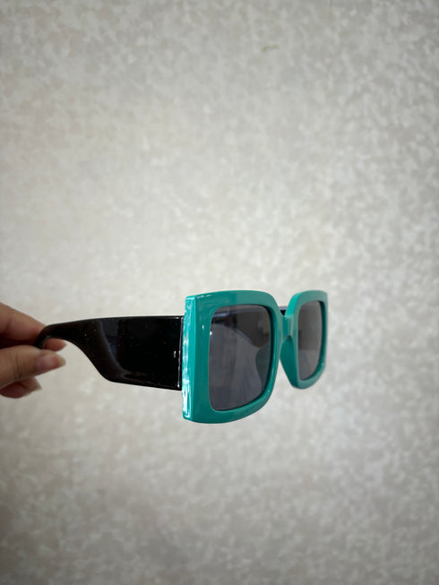 Fashionable Retro Square Frame Sunglasses